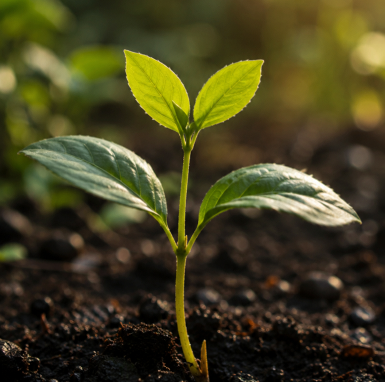 Growing Plant seedling representing sustainability
